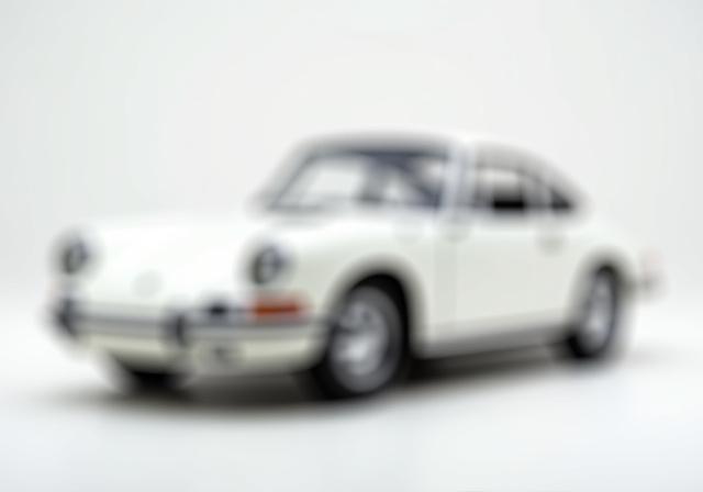 Stock white Porsche 911 before modification.